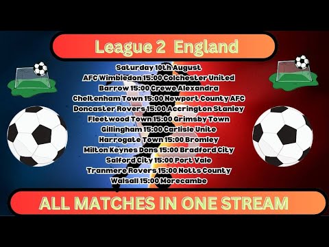 🛑LIVE: todays all matches League 1 England | League 1 England | Full Match Live Streaming