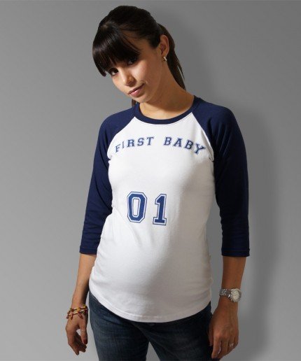 primeira camiseta de bebê 
