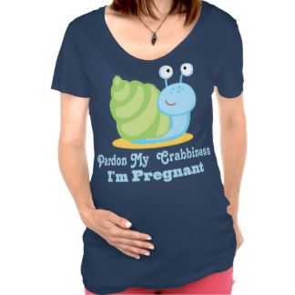 camiseta caracol esperando bebê