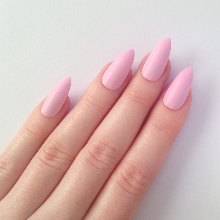 manicure rosa pastel unha personalidade feminina 