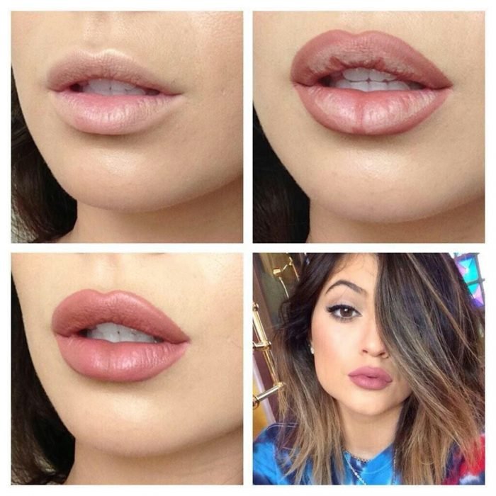 Kylie Jenner inspirou maquiagem labial 