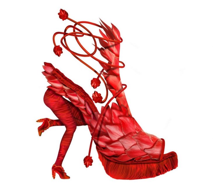 sapatos vermelhos que de salto são pernas de mulher 