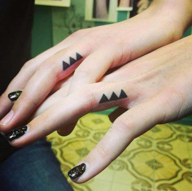 tatuagens triangulares