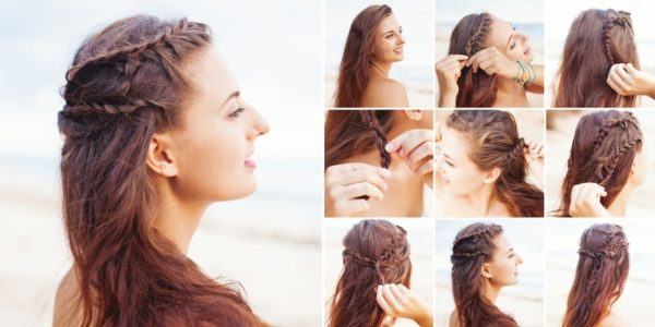 Penteados gregos para cabelos soltos 
