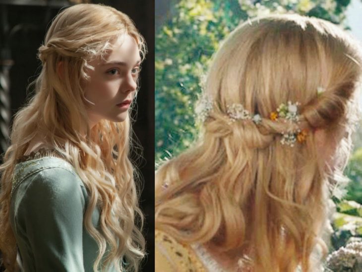 penteados para meninas inspirados na princesa aurora de malefica 