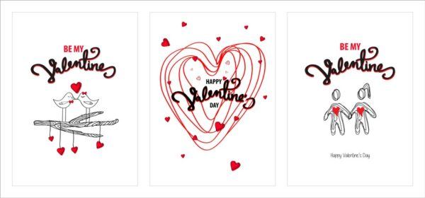 Cartões de amor para desenhos de namorados 