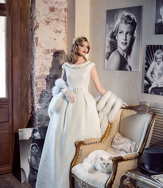 Coleção de vestidos vintage dos anos 40 criada por Tatiana Kaplun