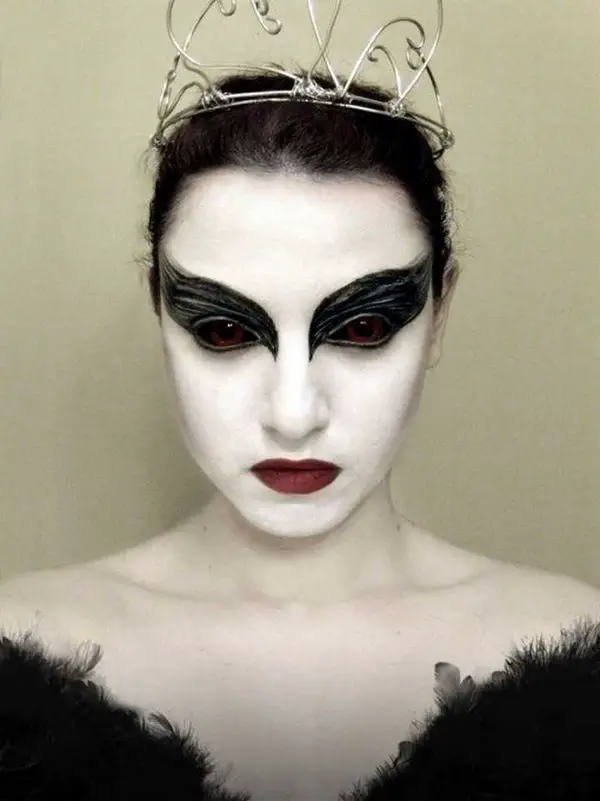 halloween-maquiagem-bruxa-cisne-negro