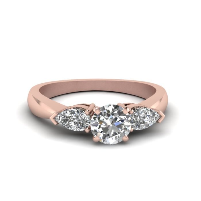 anel de noivado ouro rosa 3