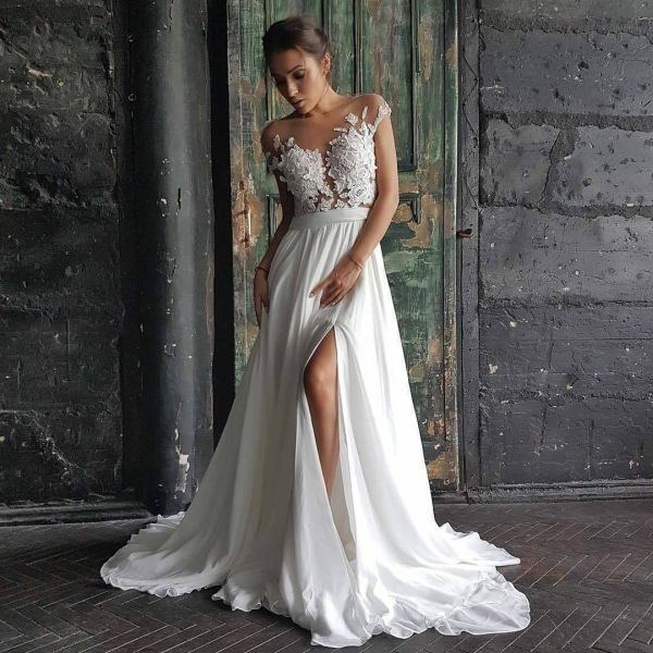 vestidos de noiva-civil-casamento-chiffon-seda-instagram