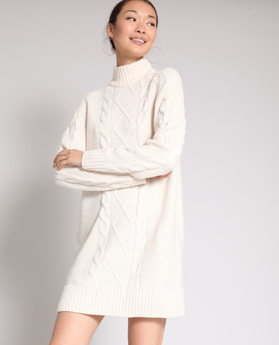 catálogo-pimkie-para-mulher-trançado-suéter-vestido