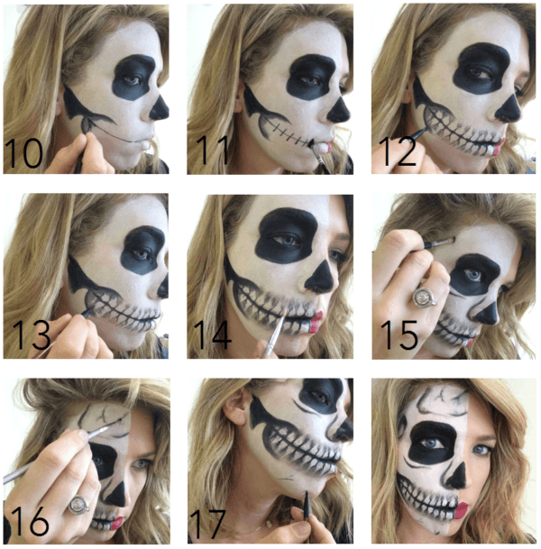 halloween-maquiagem-meio-rosto-passo a passo-2