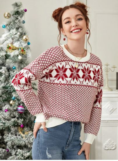 Tendências em suéteres de Natal para 2023 em Shein